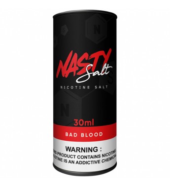 Esencia para Vape Nasty Salt Bad Blood con 50mg Nicotina - 30 mL