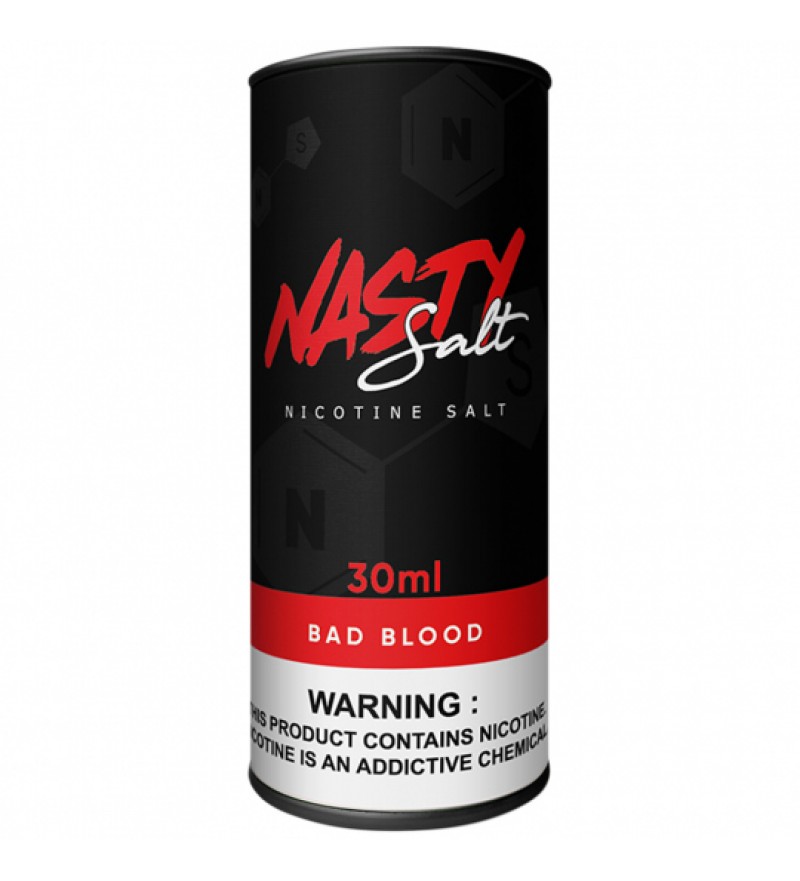 Esencia para Vape Nasty Salt Bad Blood con 50mg Nicotina - 30 mL