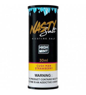 Esencia para Vape Nasty Salt High Mint Cush Man Strawberry con 35mg Nicotina - 30 mL