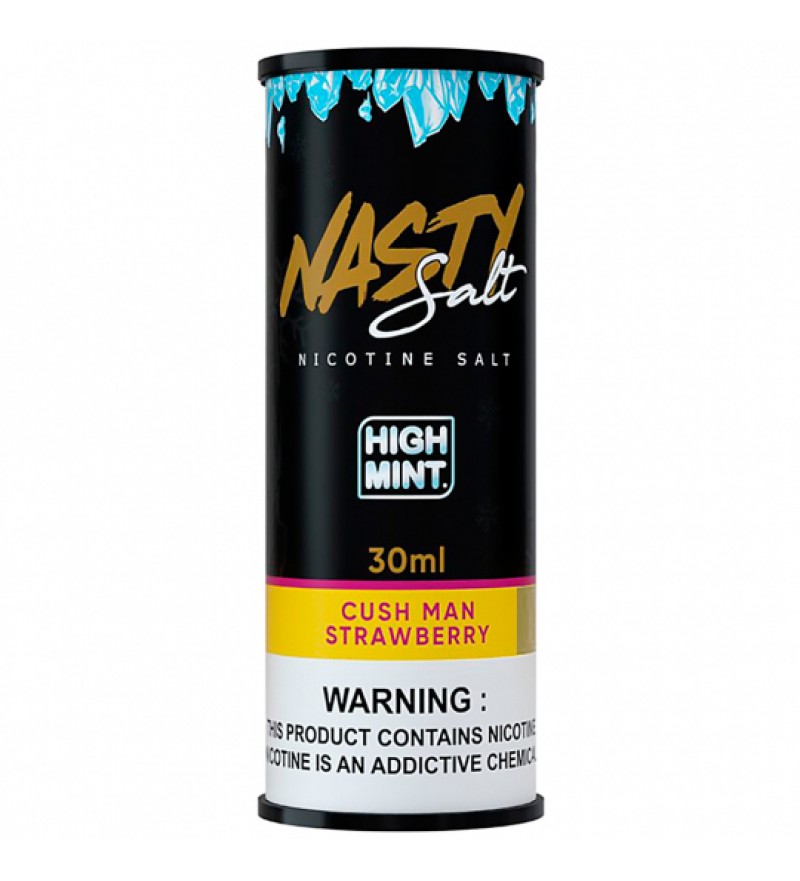 Esencia para Vape Nasty Salt High Mint Cush Man Strawberry con 35mg Nicotina - 30 mL