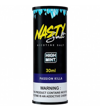 Esencia para Vape Nasty Salt High Mint Passion Killa con 50mg Nicotina - 30 mL