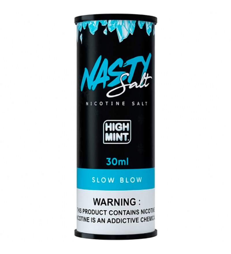 Esencia para Vape Nasty Salt High Mint Slow Blow con 35mg Nicotina - 30 mL