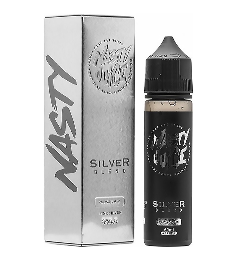 Esencia para Vaper Nasty Juice Silver Blend Tobacco Series Vanilla Tobacco con 3mg Nicotina - 60 mL