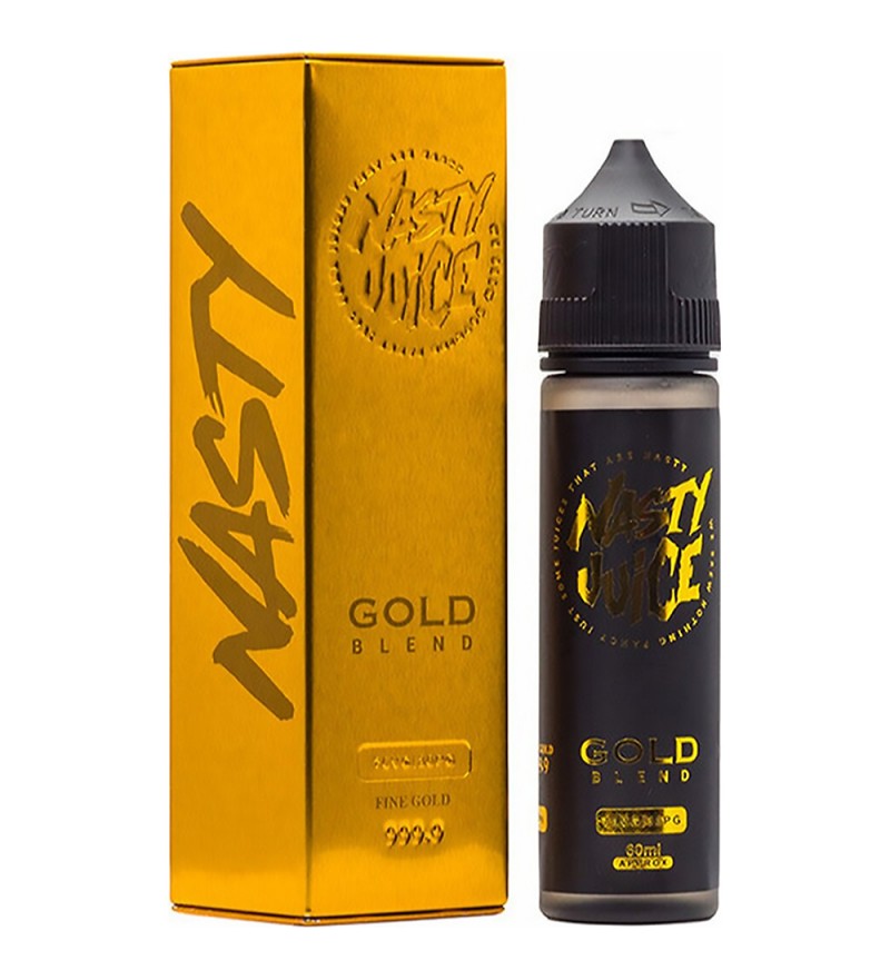 Esencia para Vaper Nasty Juice Gold Blend Tobacco Series Tobacco con 3mg Nicotina - 60 mL