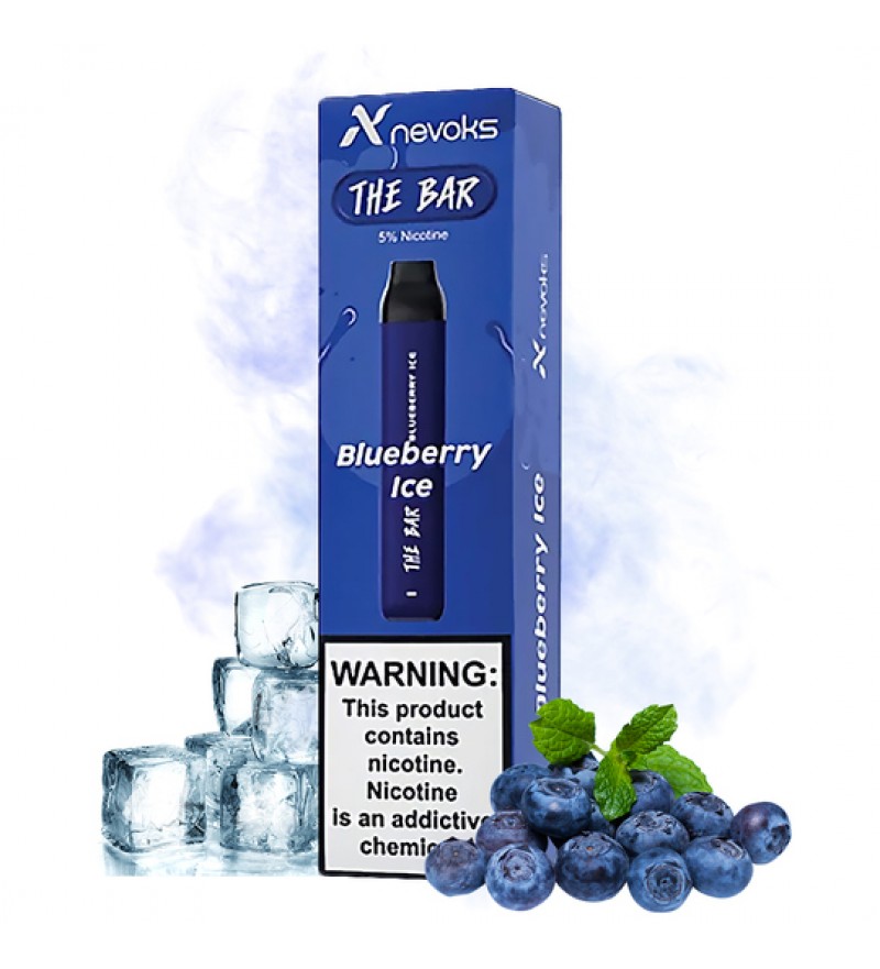 Vape Desechable Nevoks The Bar 1000 Puff con 50mg Nicotina - Blueberry Ice
