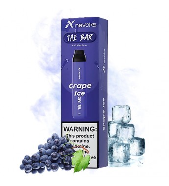 Vape Desechable Nevoks The Bar 1000 Puff con 50mg Nicotina - Grape Ice