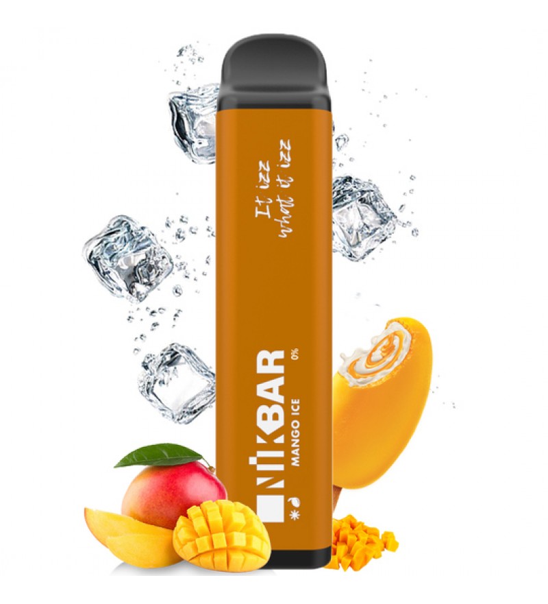 Vape Nikbar 1000 Desechable Zero Nicotine - Mango Ice