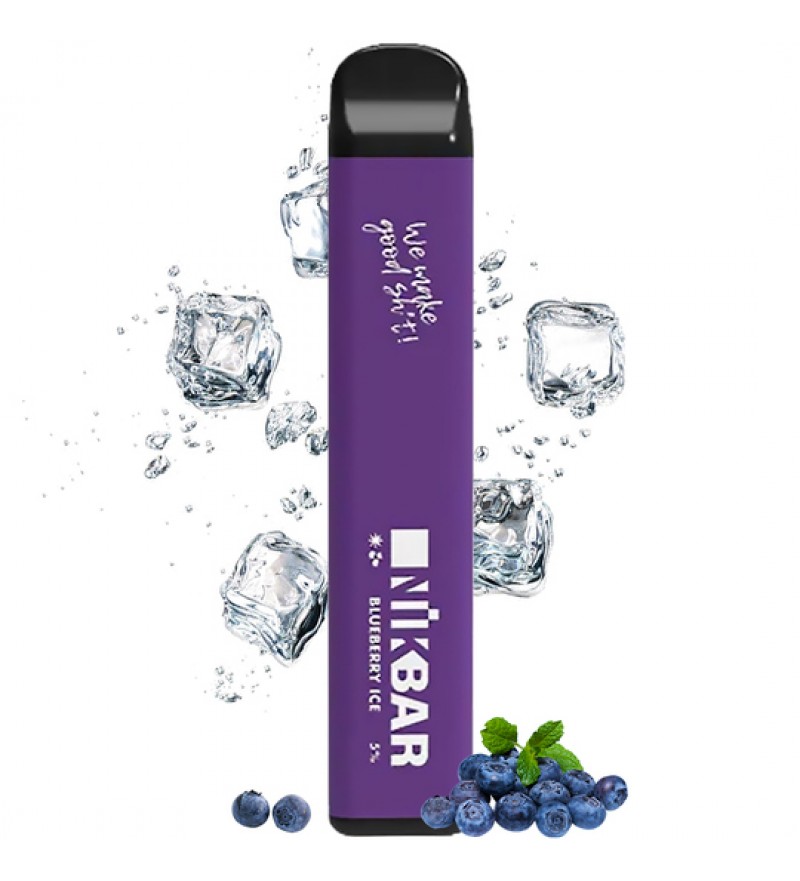 Vape Nikbar 1500 Desechable con 50mg Nicotina - Bluberry Ice