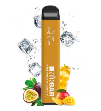 Vape Nikbar 1500 Desechable con 50mg Nicotina - Mango Passion Ice
