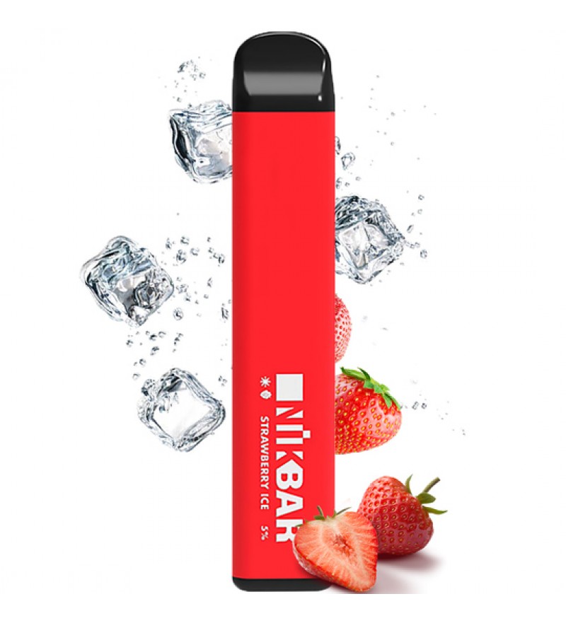 Vape Nikbar 1500 Desechable con 50mg Nicotina - Strawberry Ice