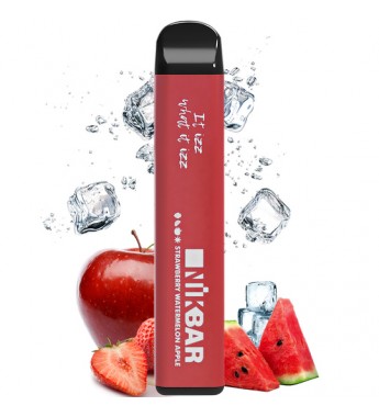Vape Nikbar 1500 Desechable con 50mg Nicotina - Strawberry Watermelon Apple Ice