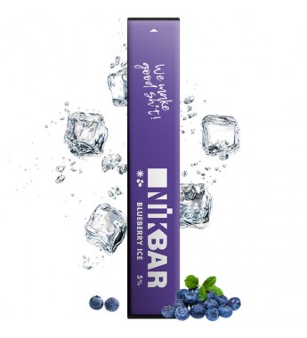 Vape Nikbar 300 Desechable con 5mg Nicotina - Blueberry Ice