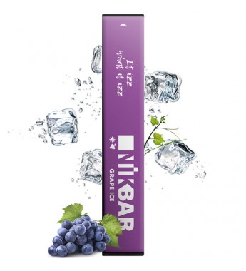 Vape Nikbar 300 Desechable con 5mg Nicotina - Grape Ice