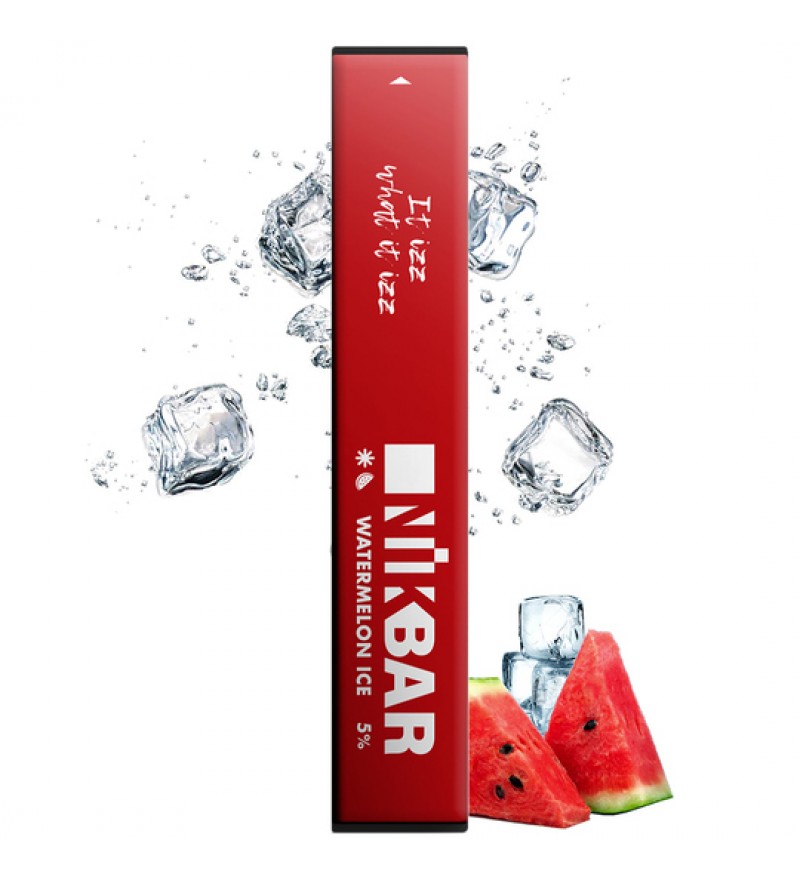 Vape Nikbar 300 Desechable con 5mg Nicotina - Watermelon Ice