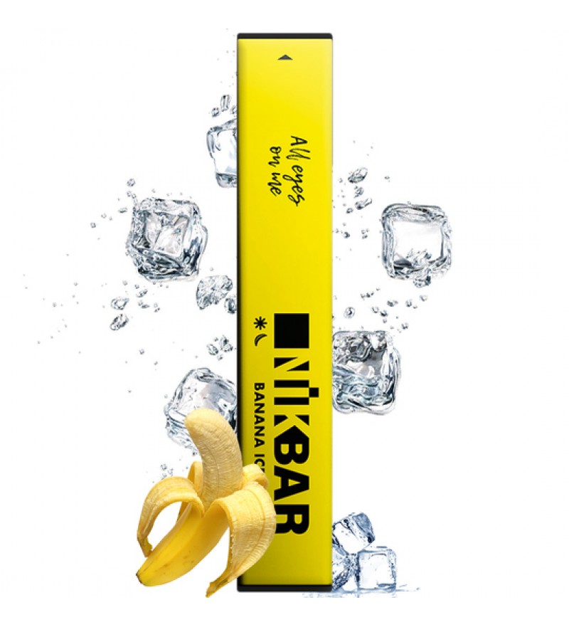 Vape Nikbar 300 Desechable con 5mg Nicotina - Banana Ice
