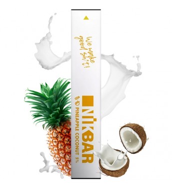 Vape Nikbar 350 Desechable con 50mg Nicotina - Pineapple Coconut