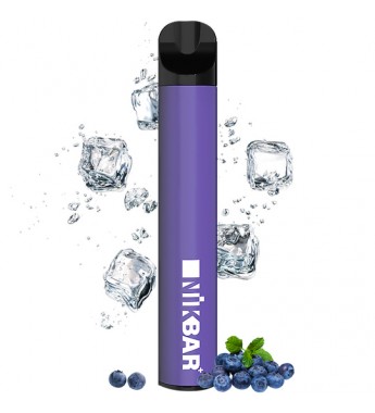 Vape Nikbar 600 Desechable con 50mg Nicotina - Blueberry Ice