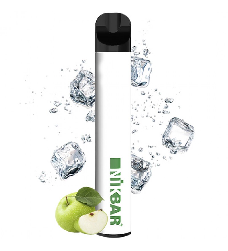 Vape Nikbar 600 Desechable con 50mg Nicotina - Green Apple Ice