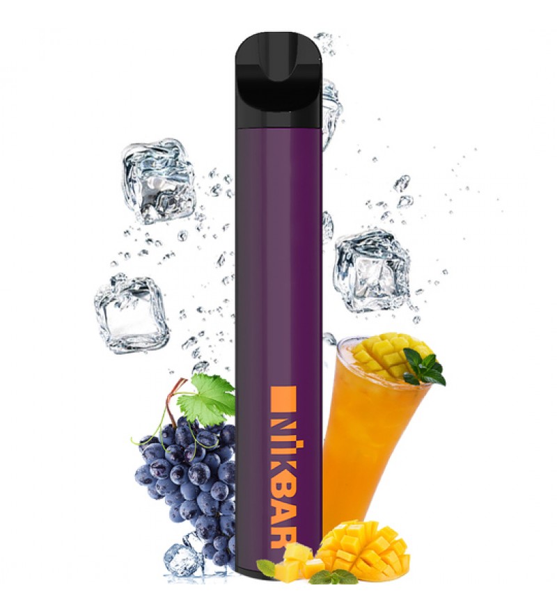 Vape Nikbar 600 Desechable con 50mg Nicotina - Mango Grape Ice