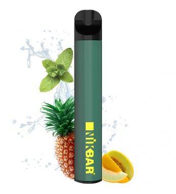 Vape Nikbar 600 Desechable con 50mg Nicotina - Melon Pineapple Menthol