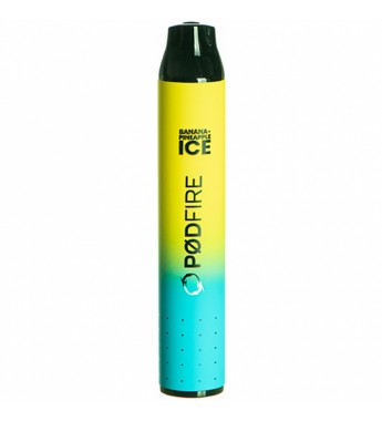 Vape Desechable PodFire B2 Double 1500 Puffs con 50mg Nicotina - Banana + Pineapple Ice