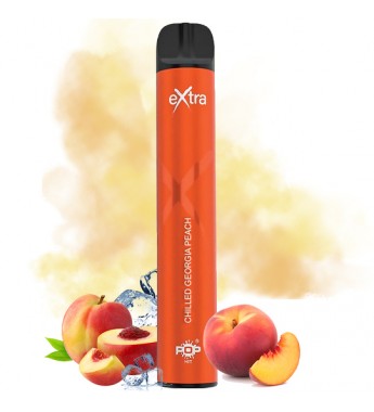 Vape Desechable Pop Hit Extra 3000 Puffs con 50mg Nicotina - Chilled Georgia Peach