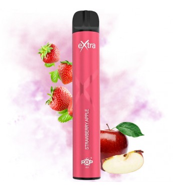 Vape Desechable Pop Hit Extra 3000 Puffs con 50mg Nicotina - Strawberry Apple