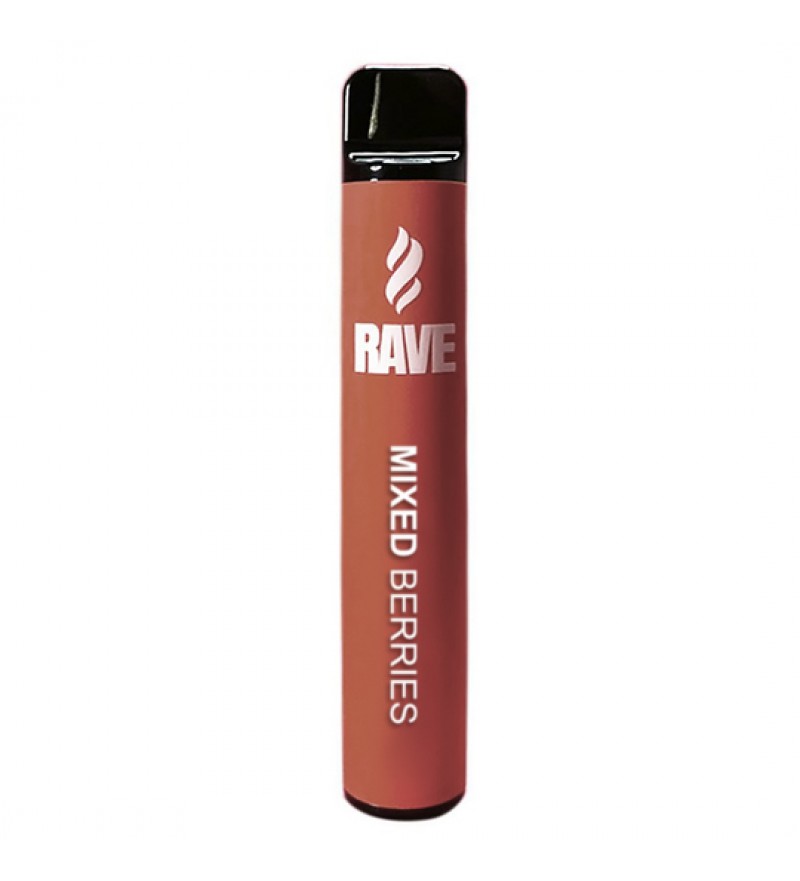 Vape Desechable Rave Bar 1000 Puffs con 50mg Nicotina - Mixed Berries