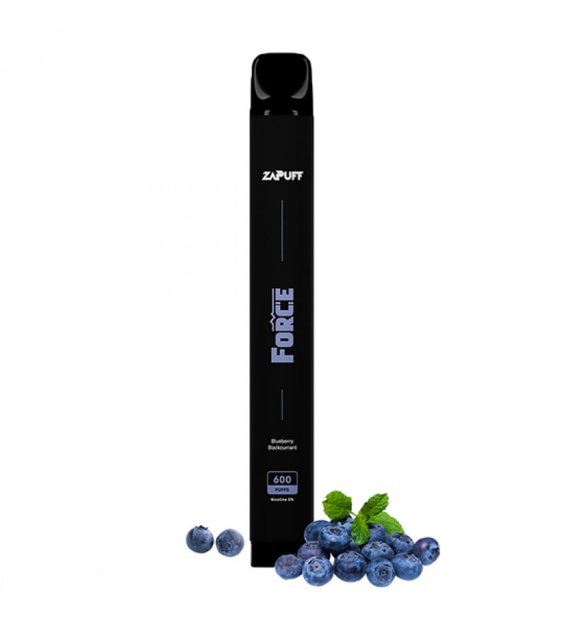 Vape Desechable Zapuff Force 600 Puffs con 50mg Nicotina - Blueberry Blackcurrant