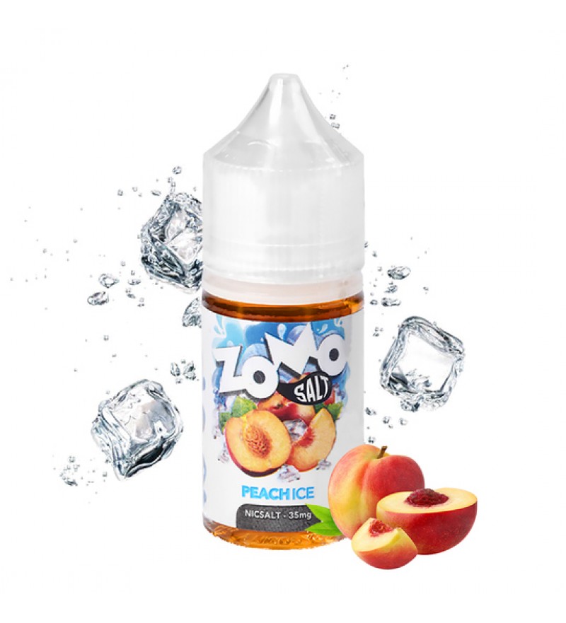 Esencia para Vape Zomo NicSALT Peach Ice con 35mg Nicotina - 30mL
