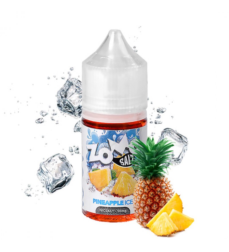 Esencia para Vape Zomo NicSALT Pineapple Ice con 50mg Nicotina - 30mL