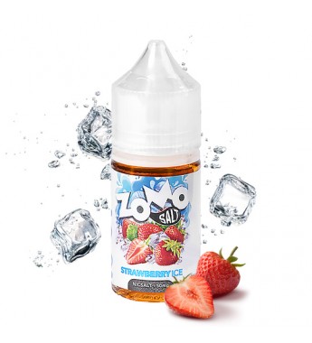 Esencia para Vape Zomo NicSALT Strawberry Ice con 50mg Nicotina - 30mL