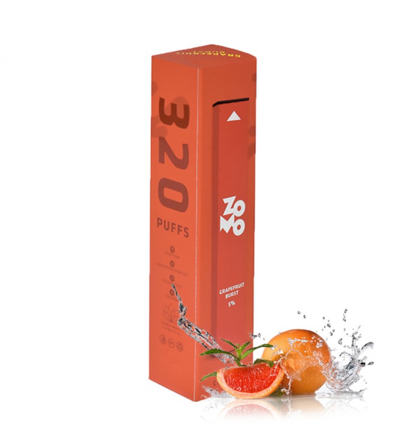 Vape Desechable Zomo Go! 320 Puffs con 50mg Nicotina - Grapefruit Burst