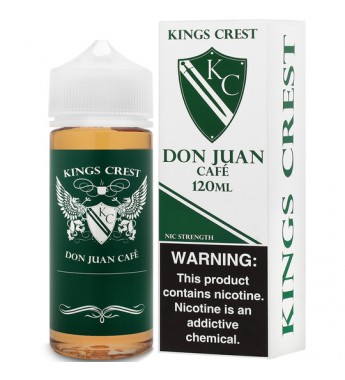 Esencia para Vape Kings Crest Don Juan Café con 3mg Nicotina - 120mL