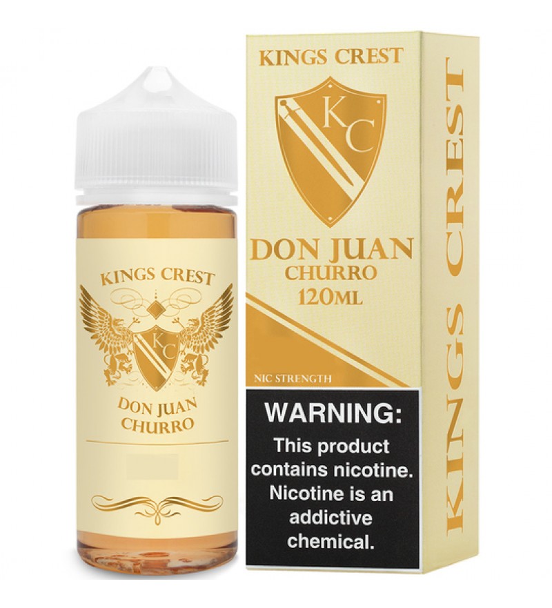 Esencia para Vape Kings Crest Don Juan Churro con 3mg Nicotina - 120mL