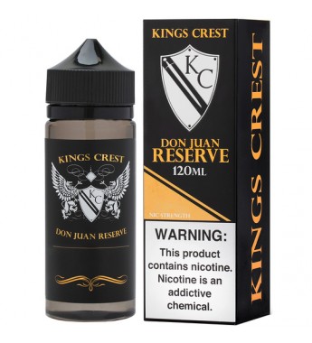 Esencia para Vape Kings Crest Don Juan Reserve con 3mg Nicotina - 120mL