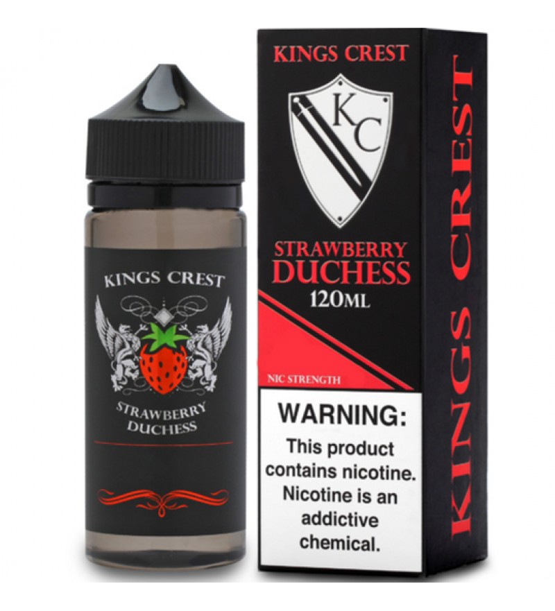 Esencia para Vape Kings Crest Strawberry Duches con 3mg Nicotina - 120mL