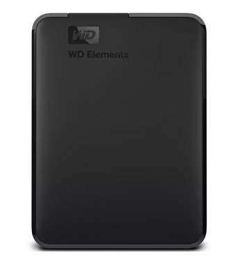 HD Externo Western Digital de 2TB Elements WDBU6Y0020BBK-WESN 2.5"/USB 3.0 - Negro
