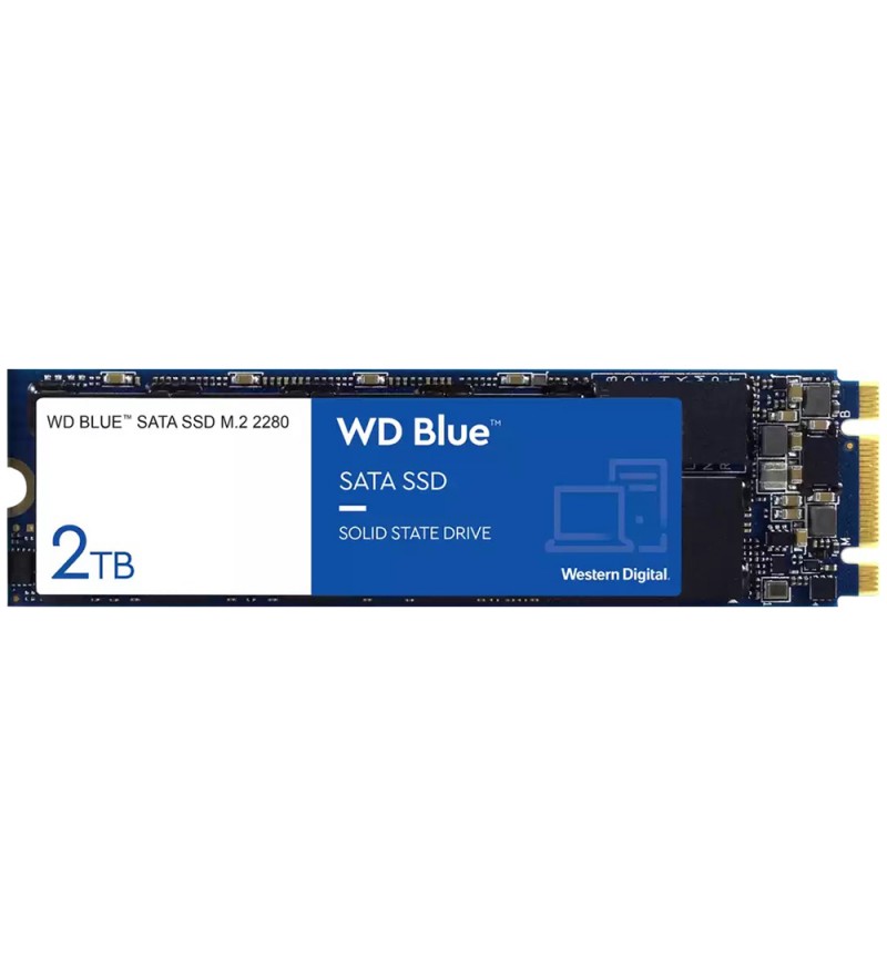 SSD M.2 Western Digital Blue WDS200T2B0B de 2TB hasta 560MB/s de Lectura