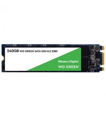 SSD M.2 Western Digital Green WDS240G2G0B de 240GB hasta 545MB/s de Lectura