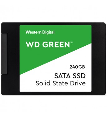 SSD 2.5" Western Digital Green WDS240G2G0A de 240GB hasta 545MB/s de Lectura - Negro