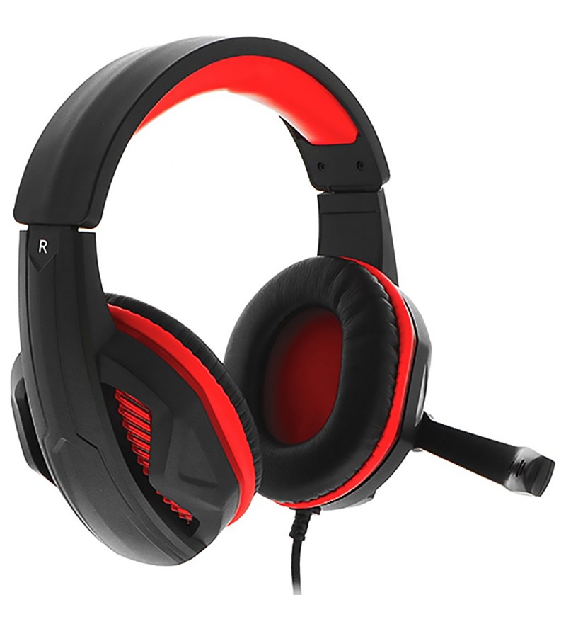 Headset Gaming X-Tech Igneus XTH-551 40mm/Micrófono Omnidireccional - Negro/Rojo