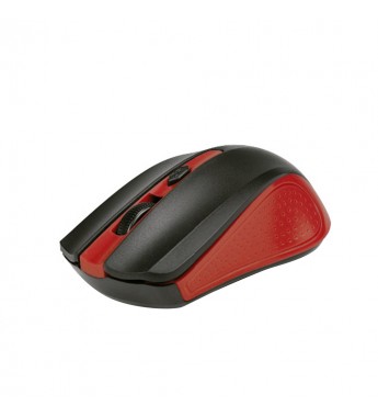 Mouse inalámbrico X-Tech Galos XTM-310RD 1600DPI Ajustable/4 Botones - Negro/Rojo