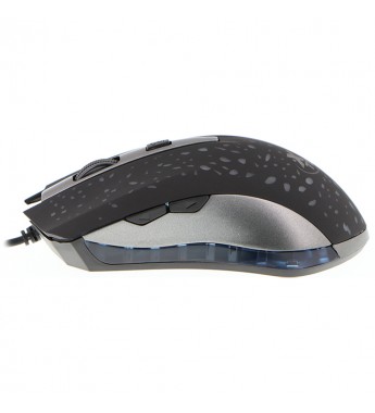Mouse Gaming X-Tech Ophidian XTM-410 con iluminación/2400DPI Ajustable/6 Botones - Negro