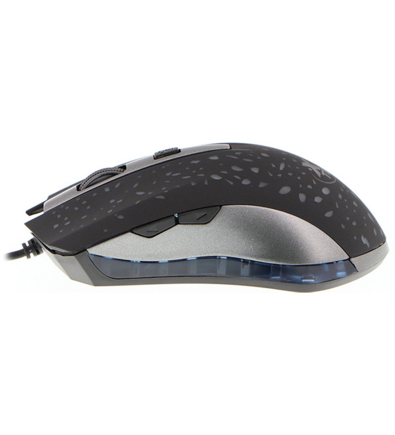 Mouse Gaming X-Tech Ophidian XTM-410 con iluminación/2400DPI Ajustable/6 Botones - Negro