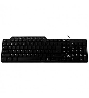 Teclado X-Tech XTK-160E Multimedia USB/Inglés - Negro