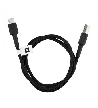 Cable Xiaomi SJX10ZM Braided USB a USB-C (1 metro) - Negro