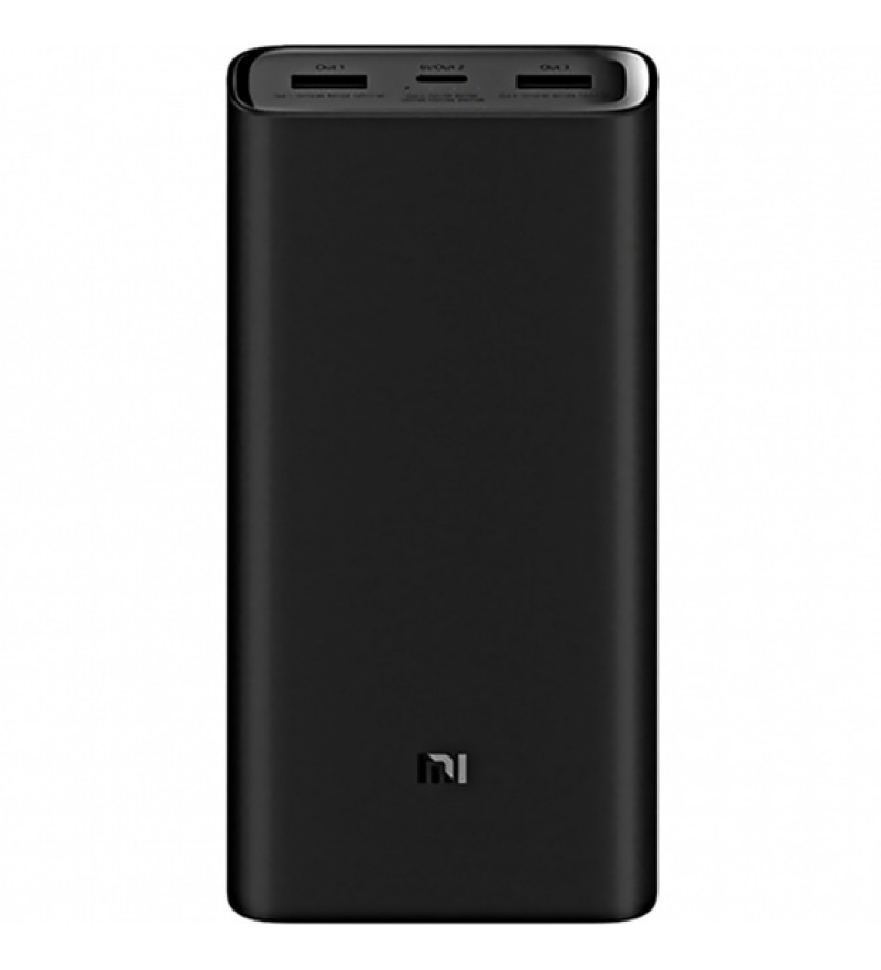 Cargador Portátil Xiaomi Mi Power Bank 3 Pro VXN4254GL PLM07ZM de 20000 mAh/Carga Rápida - Negro