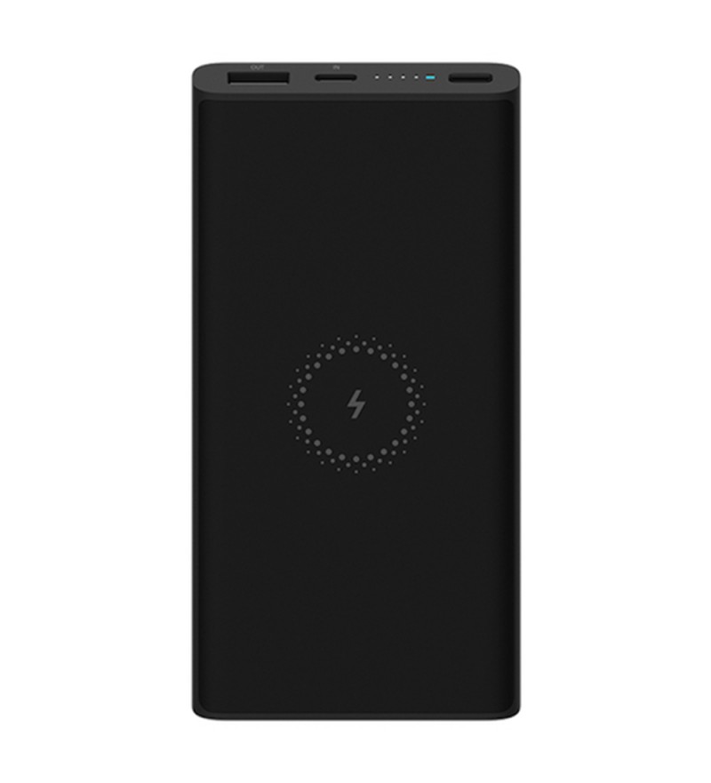 Cargador Portátil Xiaomi Mi Wireless Power Bank WPB15ZM de 10.000 mAh con Carga Rápida - Negro