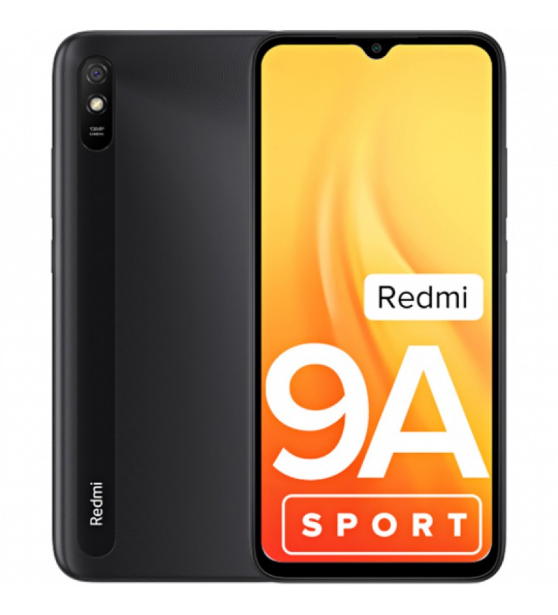 Smartphone Xiaomi Redmi 9A Sport DS 2/32GB 6.53" 13/5MP A10 - Carbon Black (India)